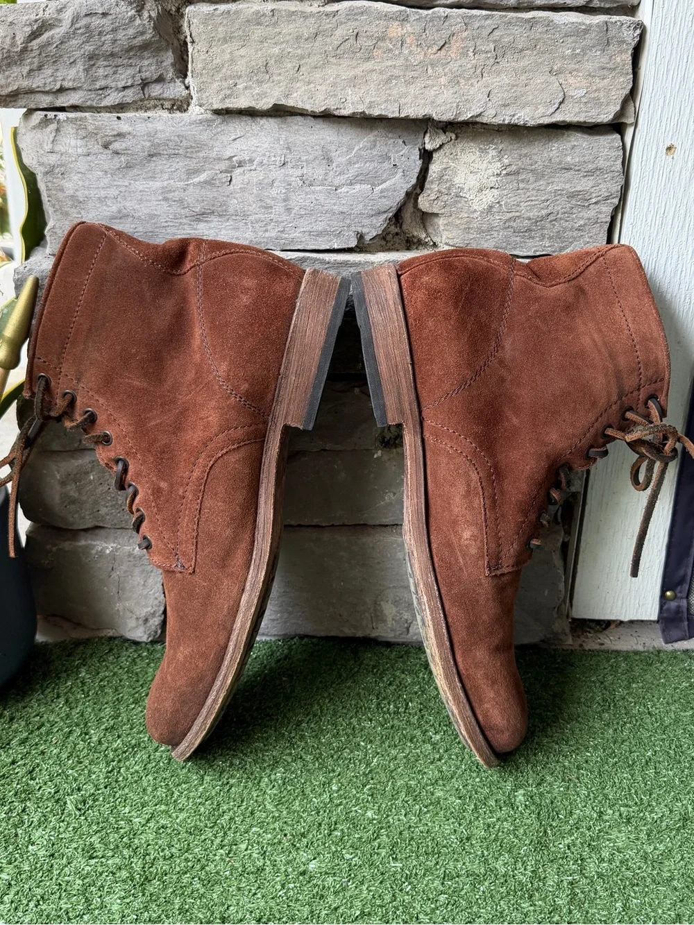 Frye suede leather